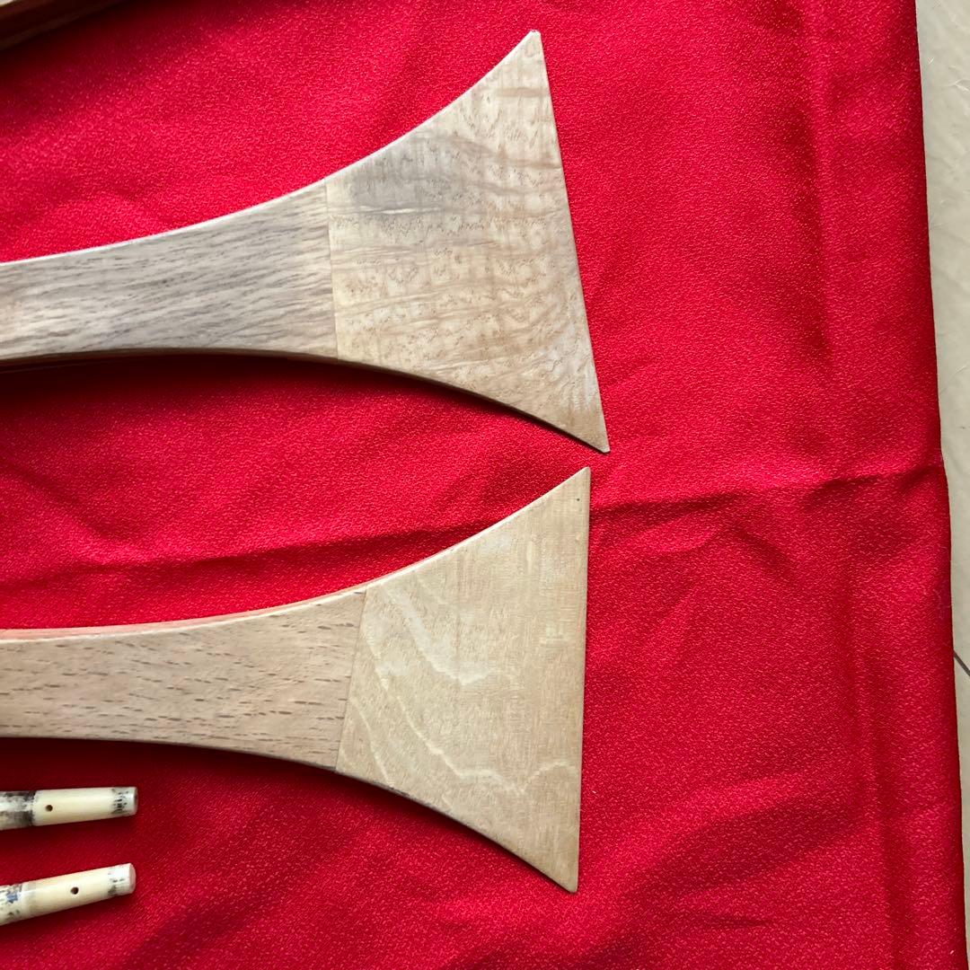 三味線バチ 7本と糸巻き2本