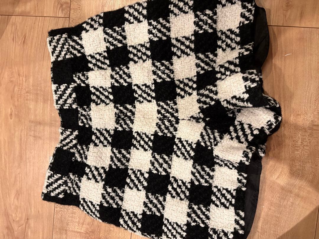 R*5様 チェック柄キュロットスカート　sheller