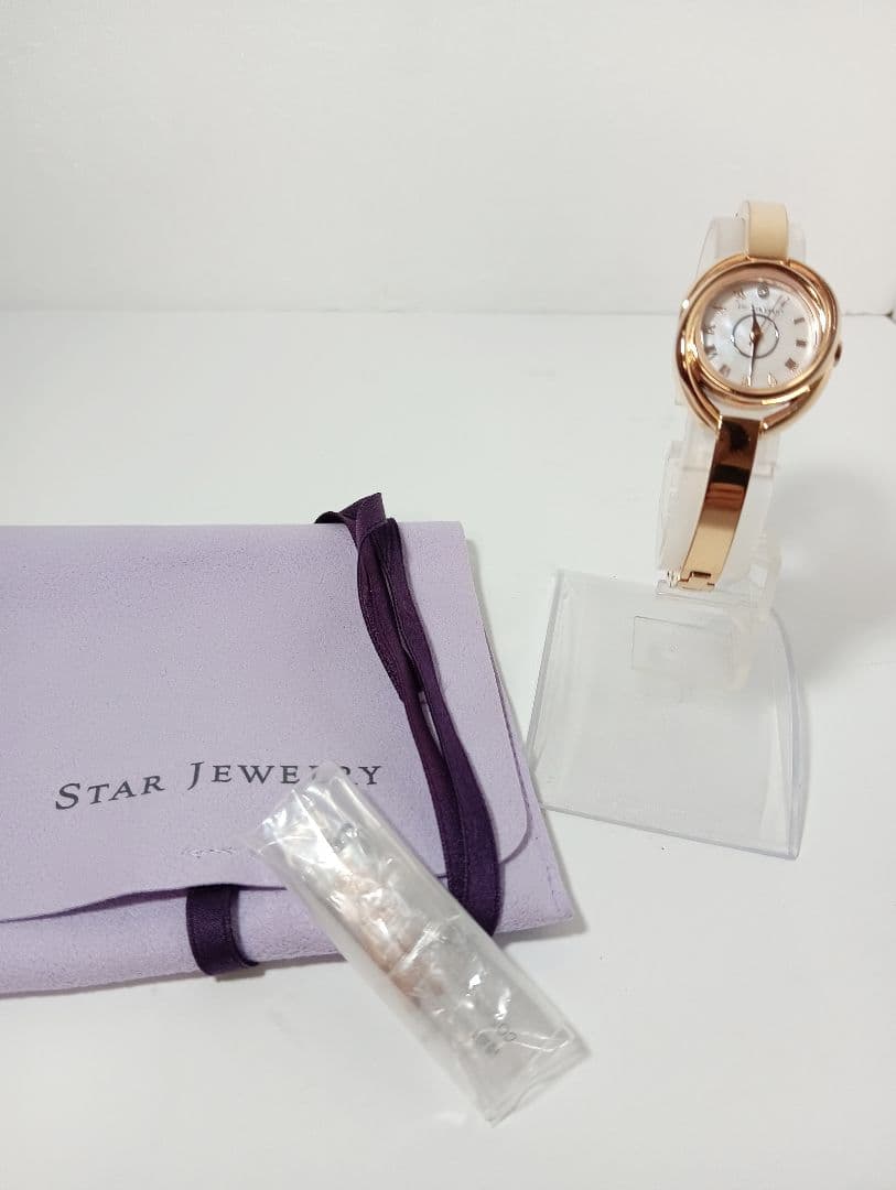 スタージュエリー　腕時計　ECO VS17A　2SW1095　ソーラー