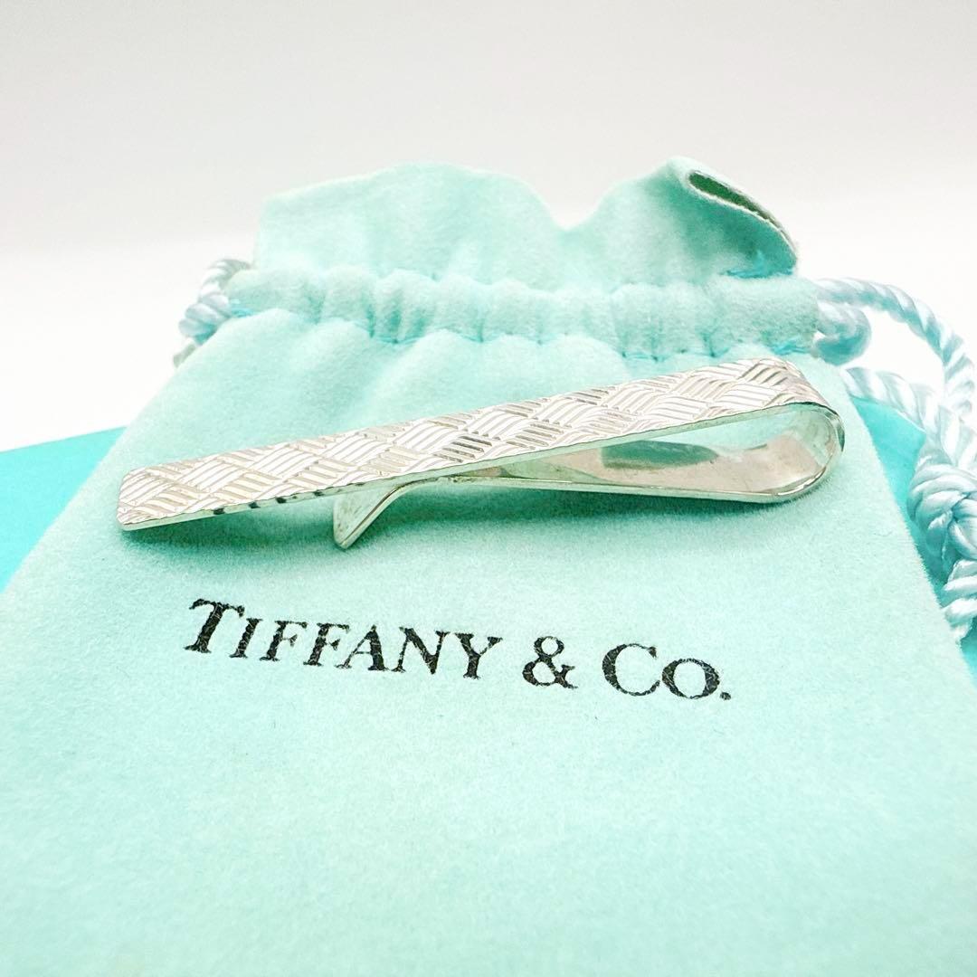 2701-2 【保存箱付き】Tiffany タイピン 紳士服 シルバー925