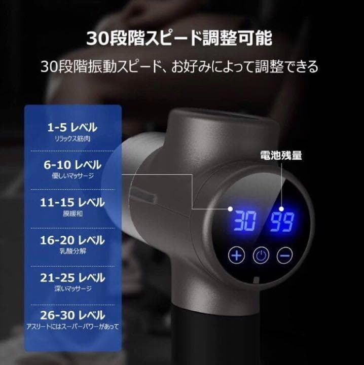❤いつでもどこでも筋膜リリース♪❤プロも使う実用性＆即効性❣マッサージガン
