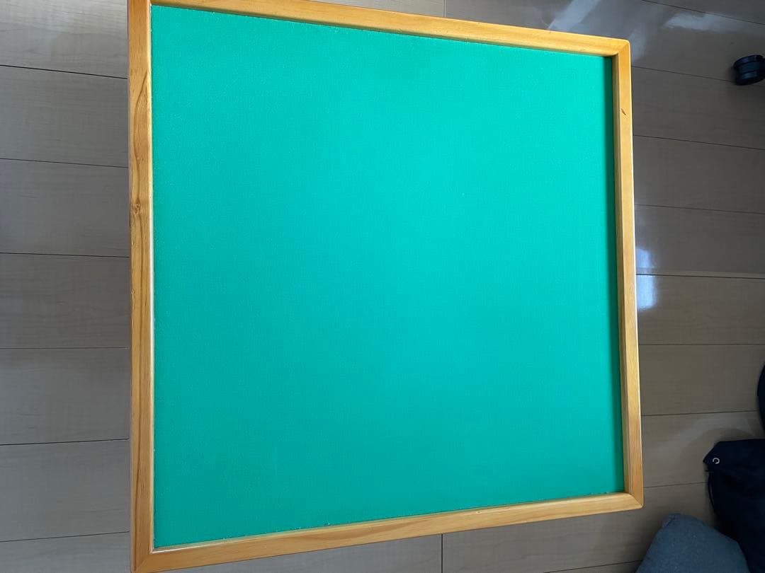 緑色布製麻雀卓折りたたみ式