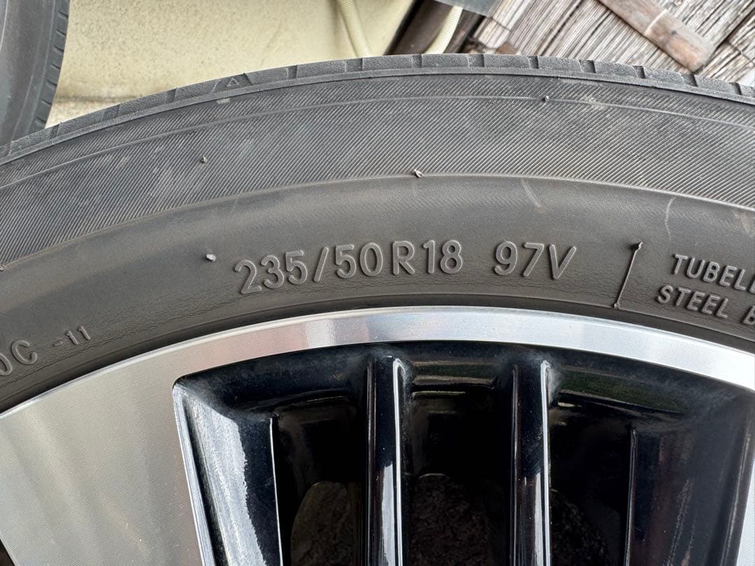 30アルファード18インチ純正ホイールセット