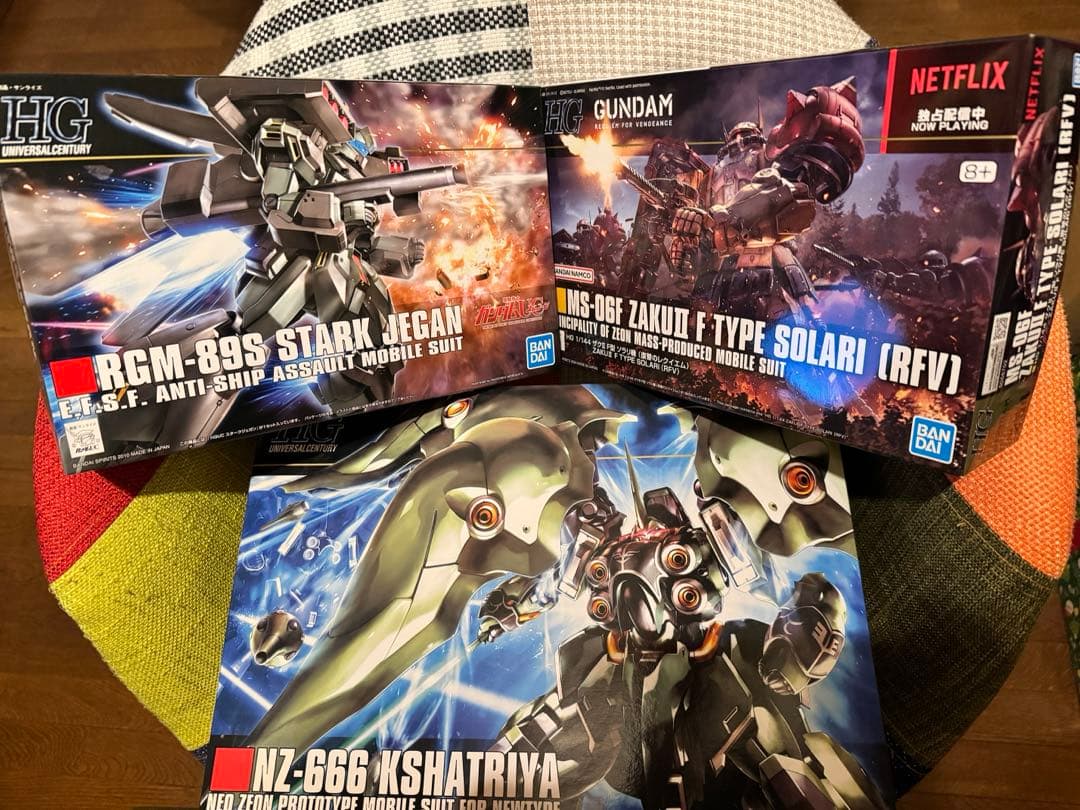 バンダイ HGガンプラ3体セット