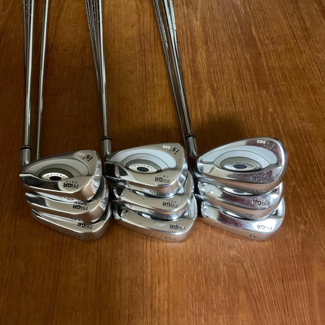 PRGR is3 502やさしいアイアン 9本セット 4-9PSA 軽量スチール