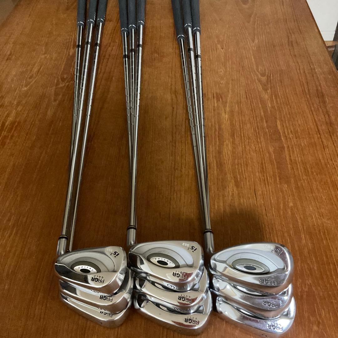 PRGR is3 502やさしいアイアン 9本セット 4-9PSA 軽量スチール
