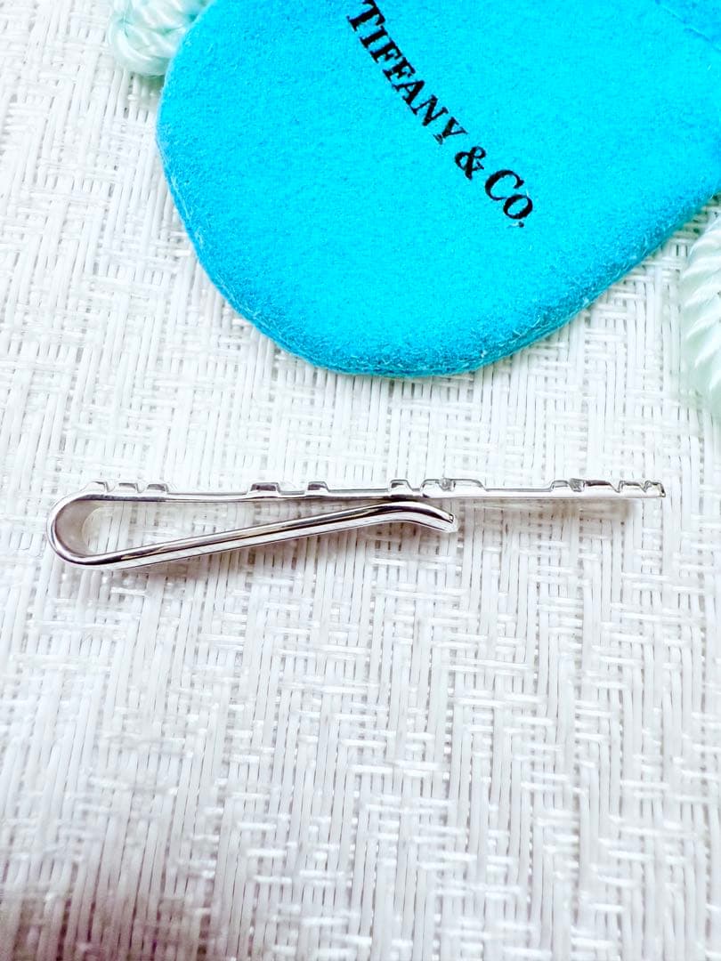 ティファニー　アトラス　925 ロゴ ネクタイピン　タイピン 研磨洗浄済み　美品