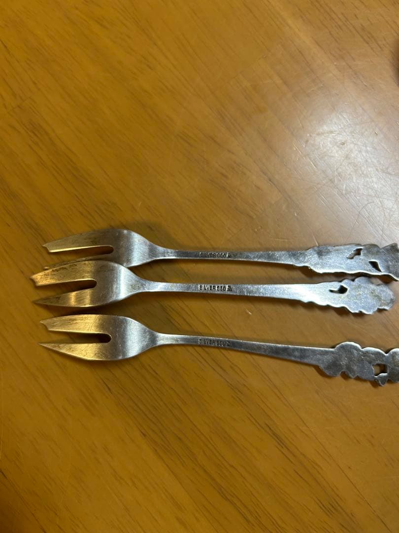 新年セール❗️ Silver 950 カトラリーセット フォーク 3本