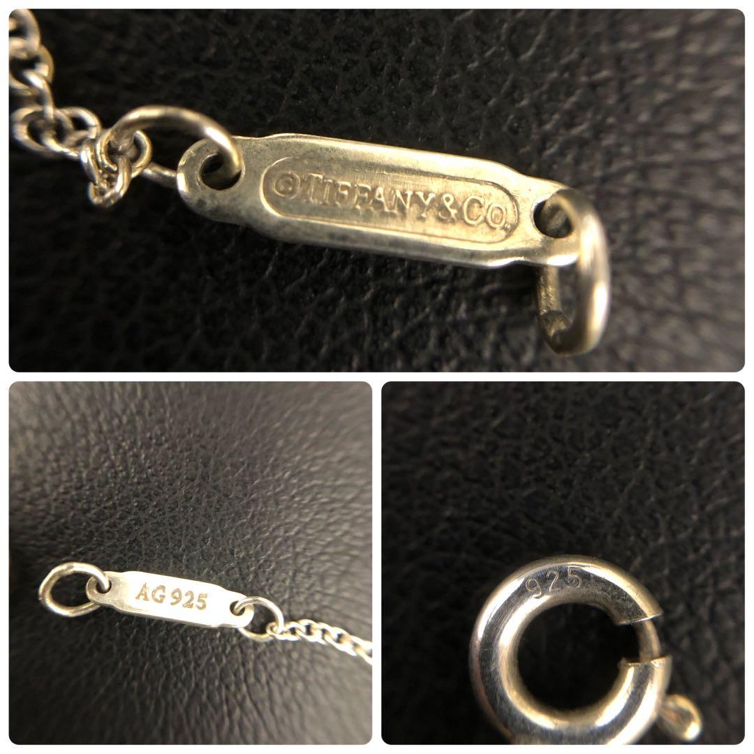 (C011607)Tiffany リターントゥグリーンダブル ハートネックレス