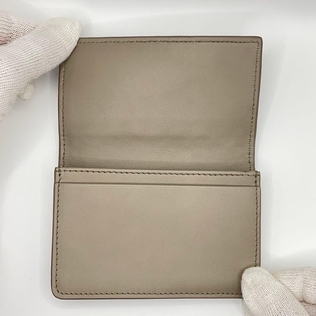 良品◇ボッテガヴェネタ カードケース 名刺入れ ベージュ イントレチャート
