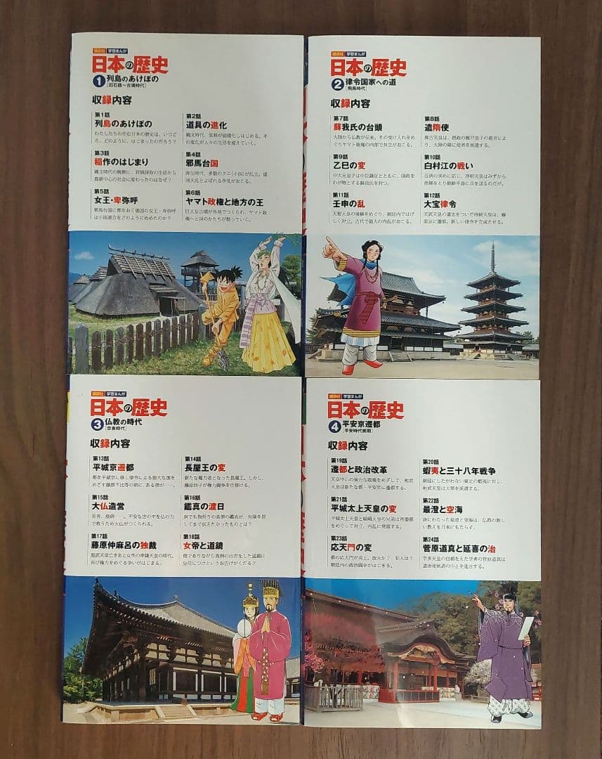 【新品同様】日本の歴史 講談社 学習漫画 全巻セット 特典歴史人物データカード付