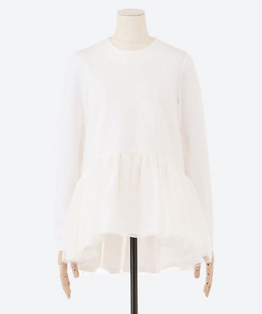 新品・タグ付き　ツルバイマリコオイカワ　Honey ホワイト 36 トップス