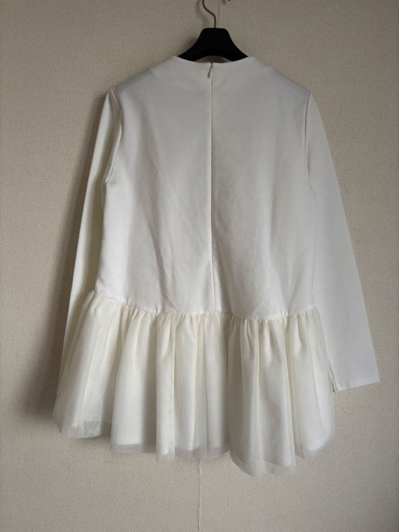 新品・タグ付き　ツルバイマリコオイカワ　Honey ホワイト 36 トップス