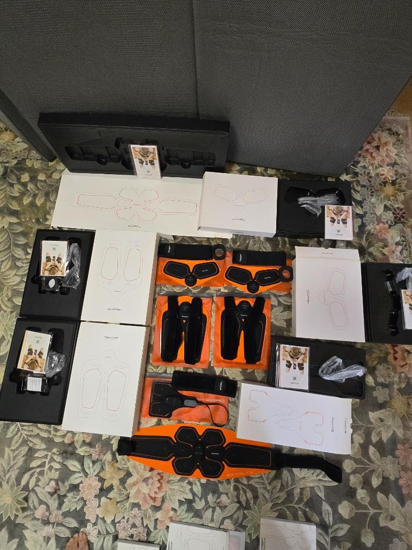 シックスパッド&ジェルパッド　腹　腕　脚