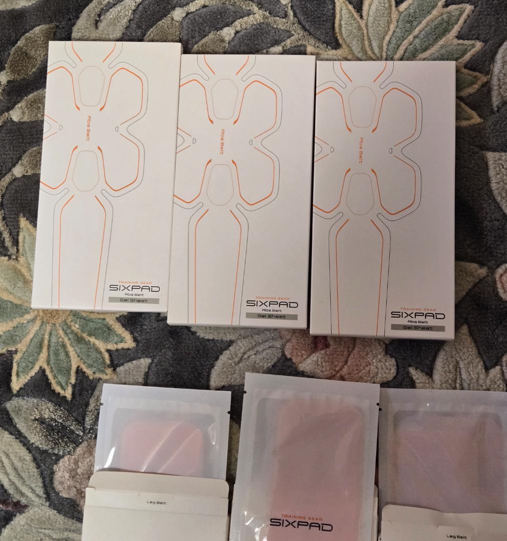 シックスパッド&ジェルパッド　腹　腕　脚