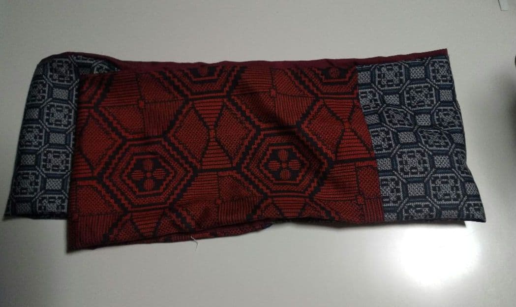 着物リメイク／ドルマン袖ワンピース★サイズLL