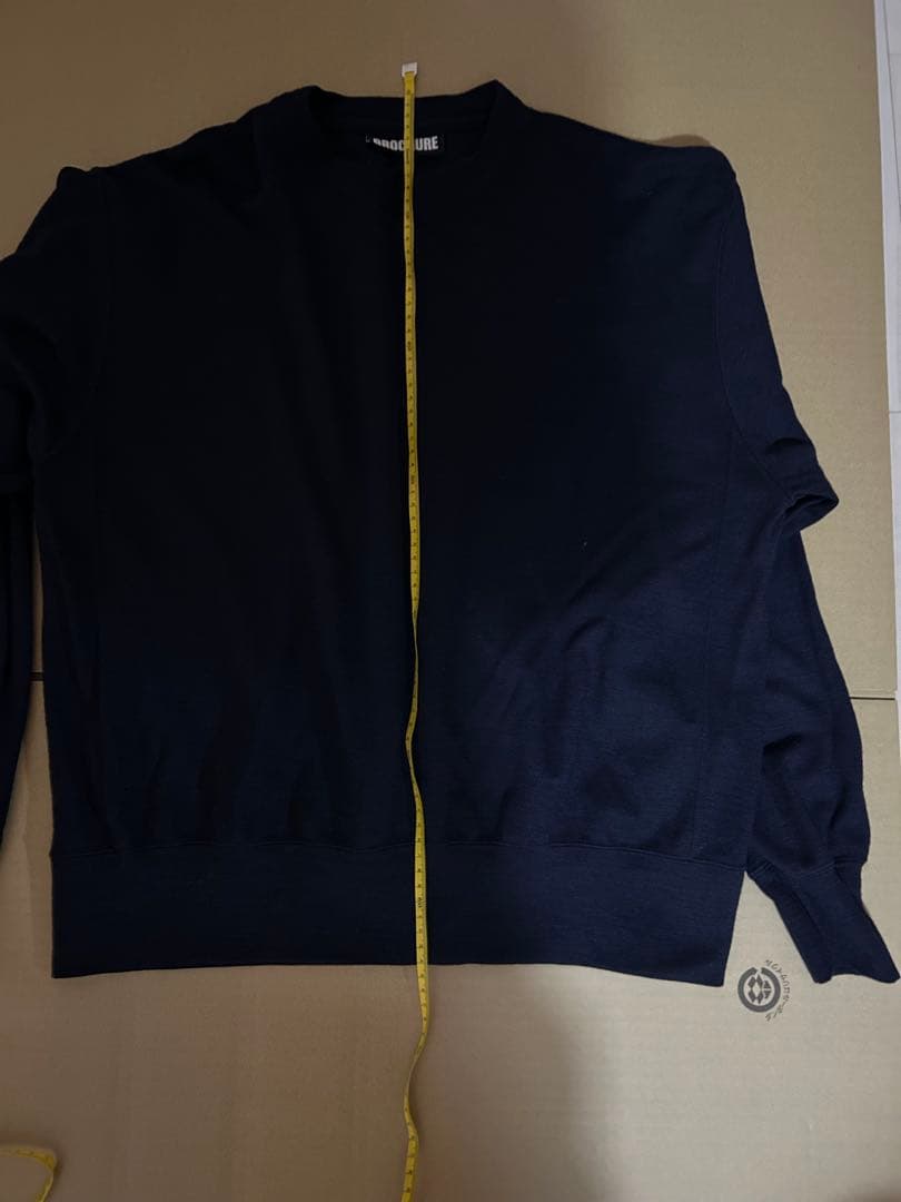 BROCHURE WOOL SWEAT サイズS