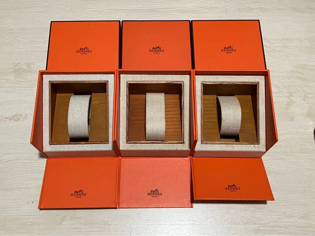 HERMES 時計空箱　3個セット