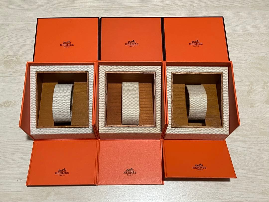 HERMES 時計空箱　3個セット