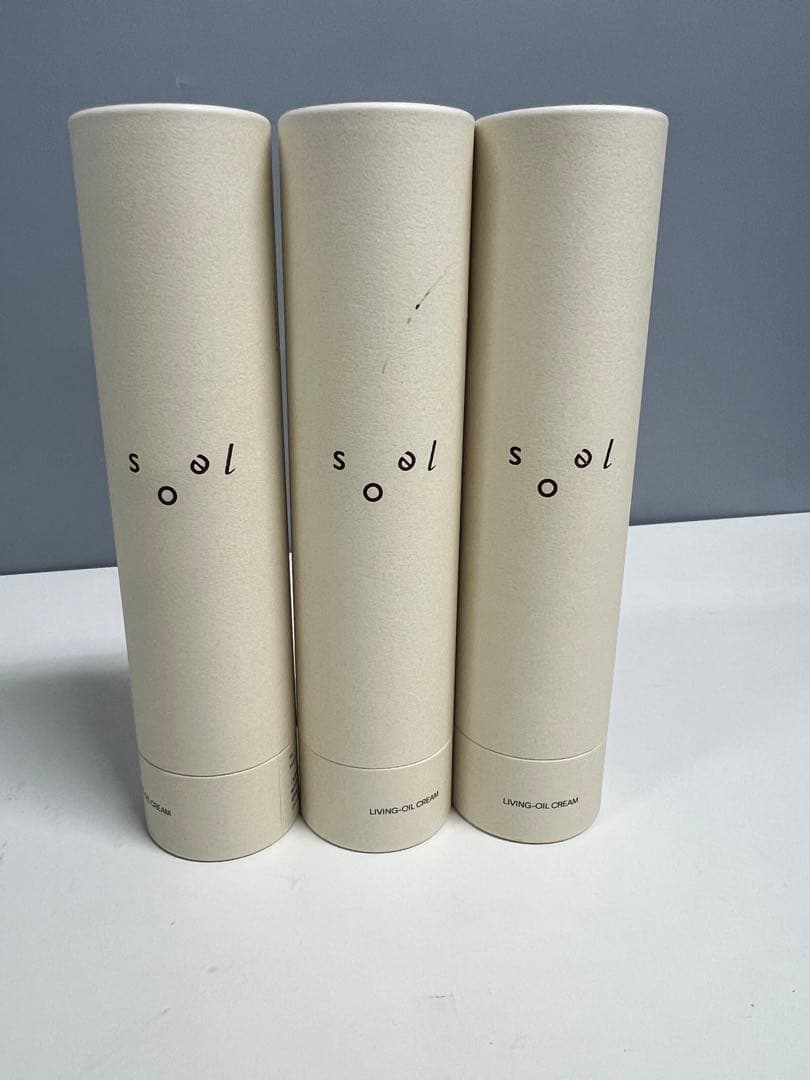 soel LIVING-OIL CREAM クリーム 50g 3本