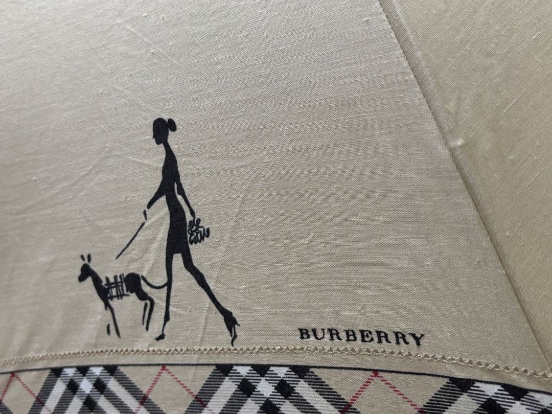 未使用　バーバリー　BURBERRY 折り畳み傘　晴雨兼用　UV ノバチェック