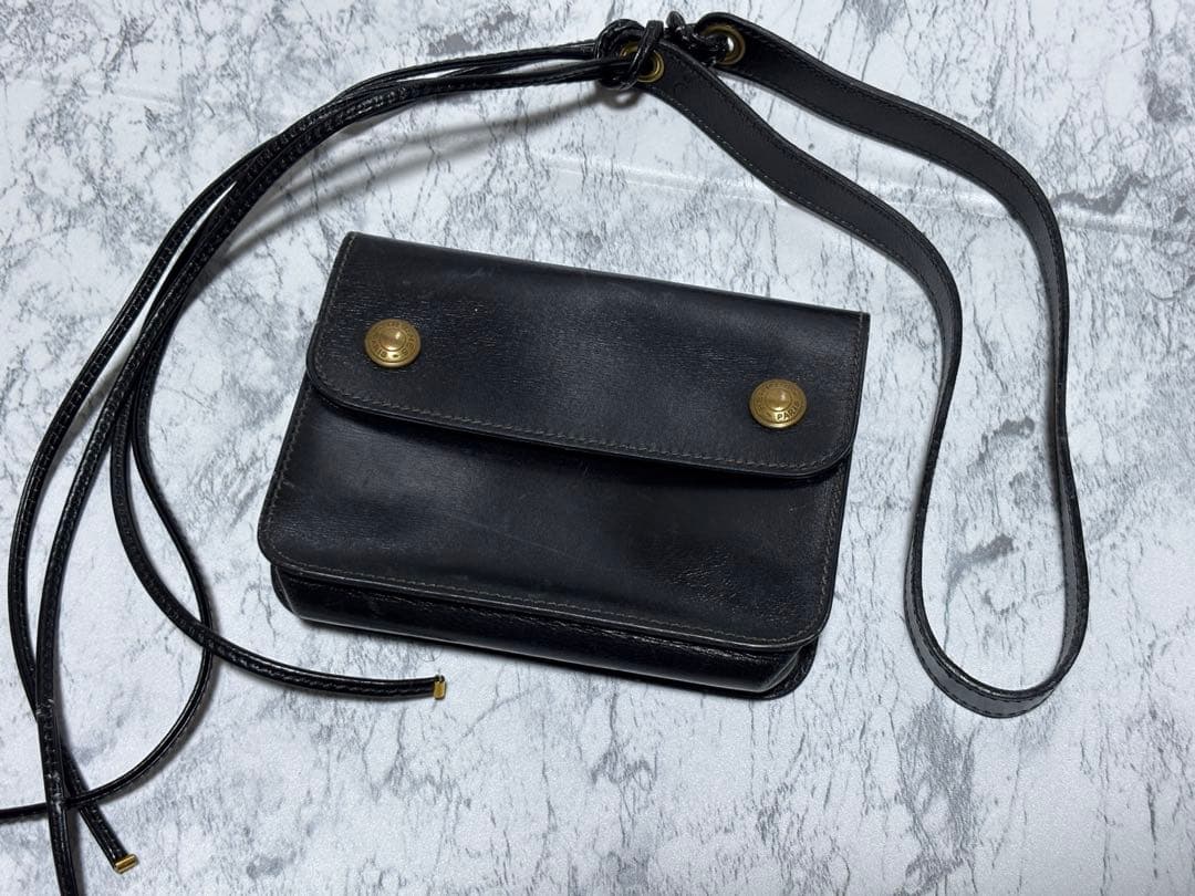 HERMES エルメス ボックスカーフ ポシェットグリーン ウエストポーチ