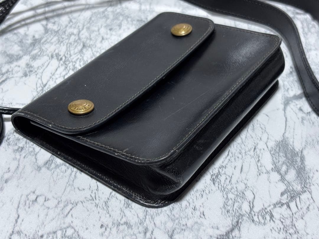 HERMES エルメス ボックスカーフ ポシェットグリーン ウエストポーチ