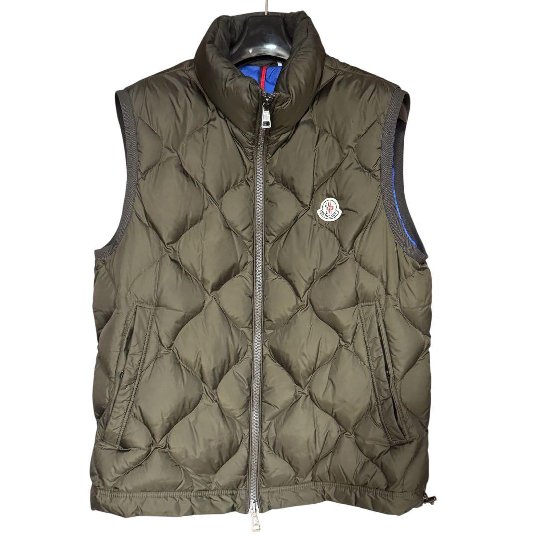 MONCLER モンクレール Allemont ダウンベスト カーキ サイズ2