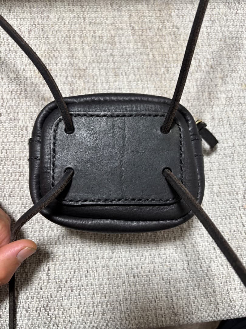 LLさん専用 ヌメ革ハンドルライザーバッグ BLUCK