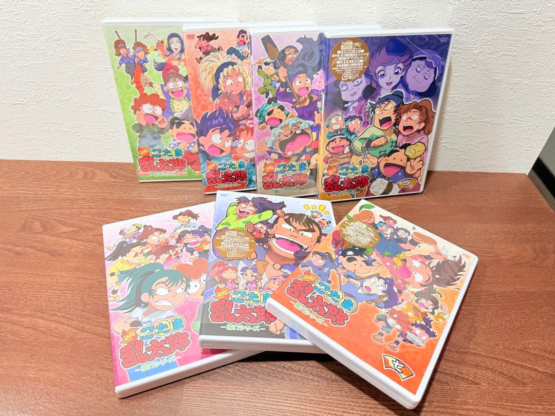 忍たま乱太郎 第17シリーズ　DVD三背方ケース付き　全7巻セット