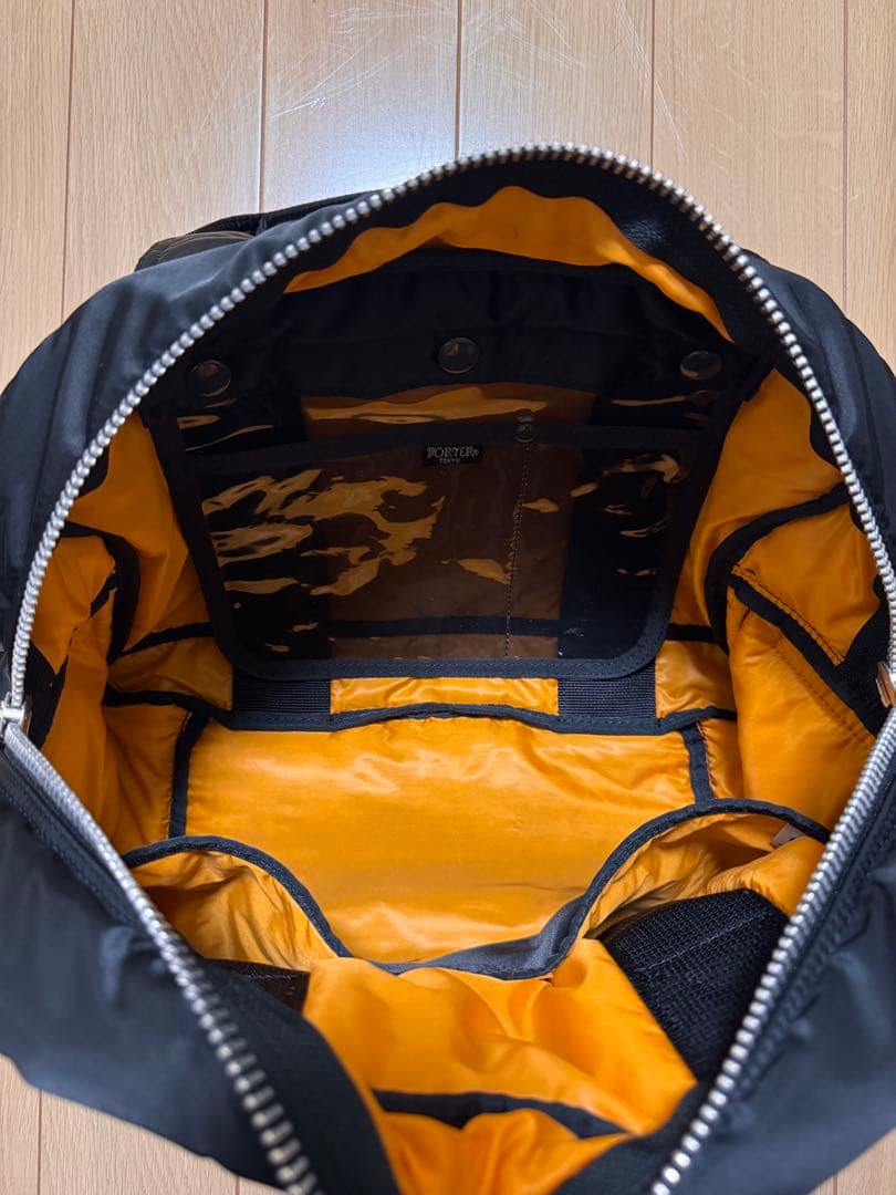 PORTER ブラックナイロンボストンバッグ