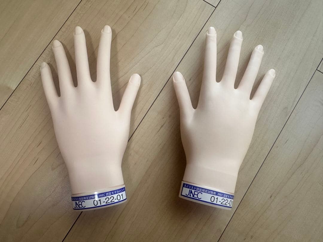 ネイリスト技能検定試験用　JNEC認定モデルハンド