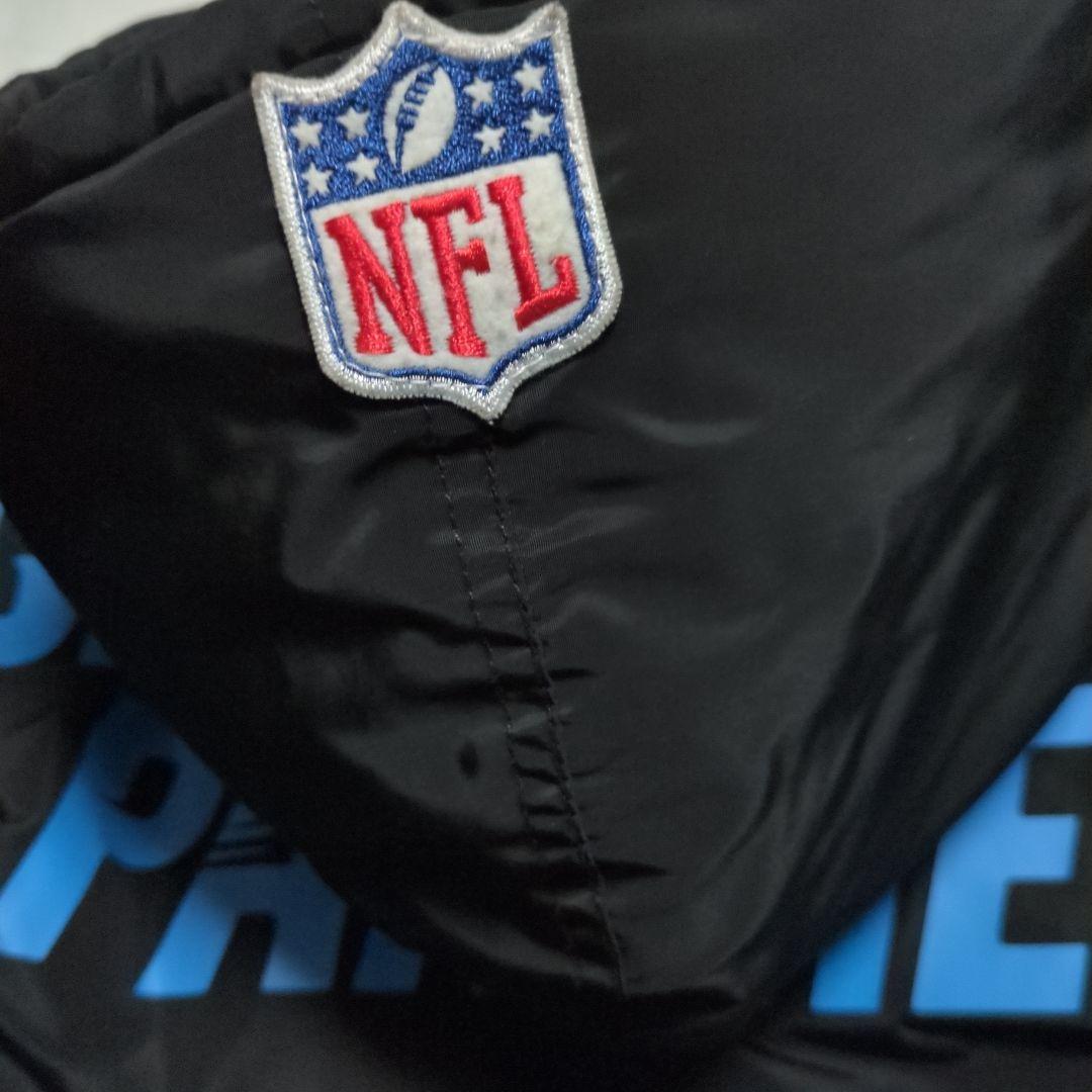 メンズ アウターNFL パンサーズ 刺繍 ダウンジャケット【M】