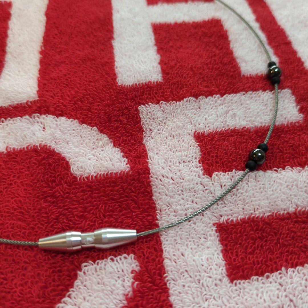 phiten RAKUWAネック EXTREME ステーション　シルバー５０cm