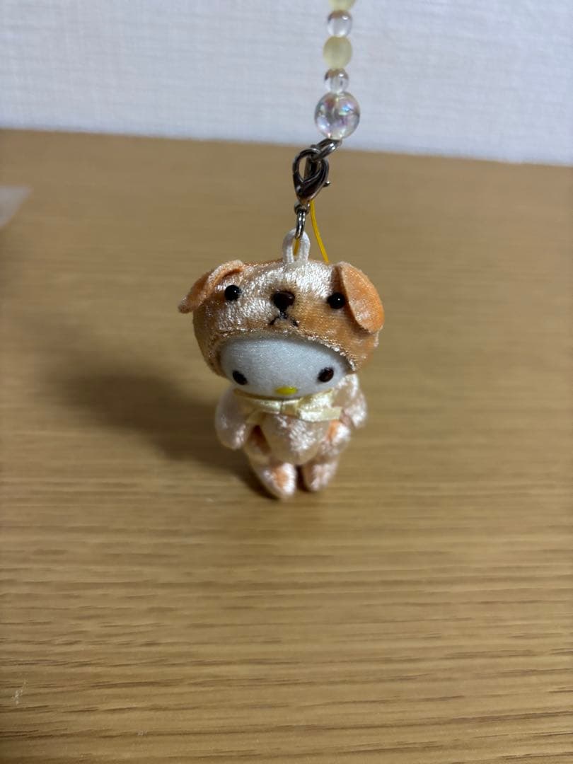 ハローキティ マスコット ストラップ ベア　レトロ　#1