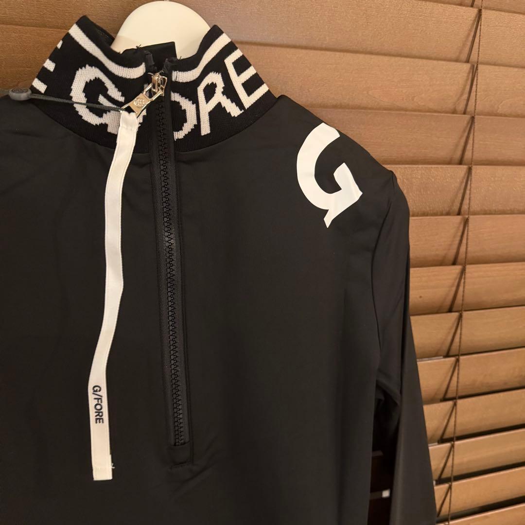 G/FORE ジーフォア ゴルフ カットソー トップス 長袖Tシャツ 黒