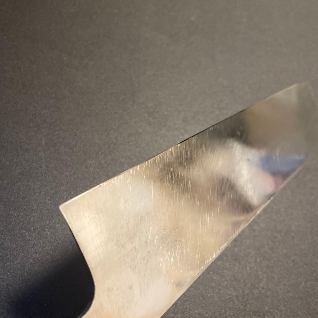 スケナリ　佑成　本焼　薄刃　和包丁　刃渡り243mm 8寸　　黒檀八角柄