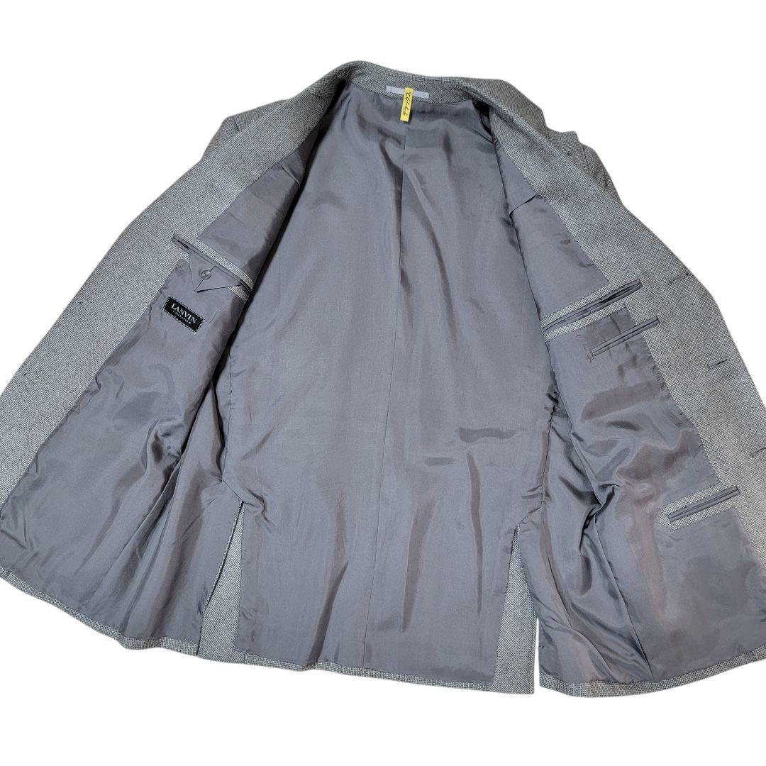 【上質を纏う】ほぼ未使用 ランバンコレクション カシミヤ シルク混 ジャケット