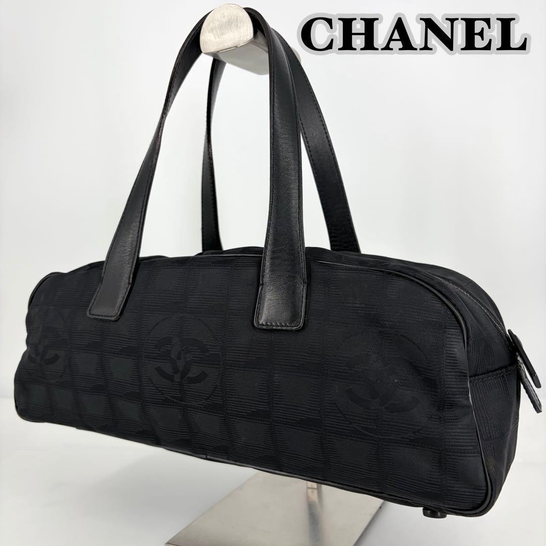 【美品】CHANELシャネル ニュートラベルライン ミニボストン 7番台 859