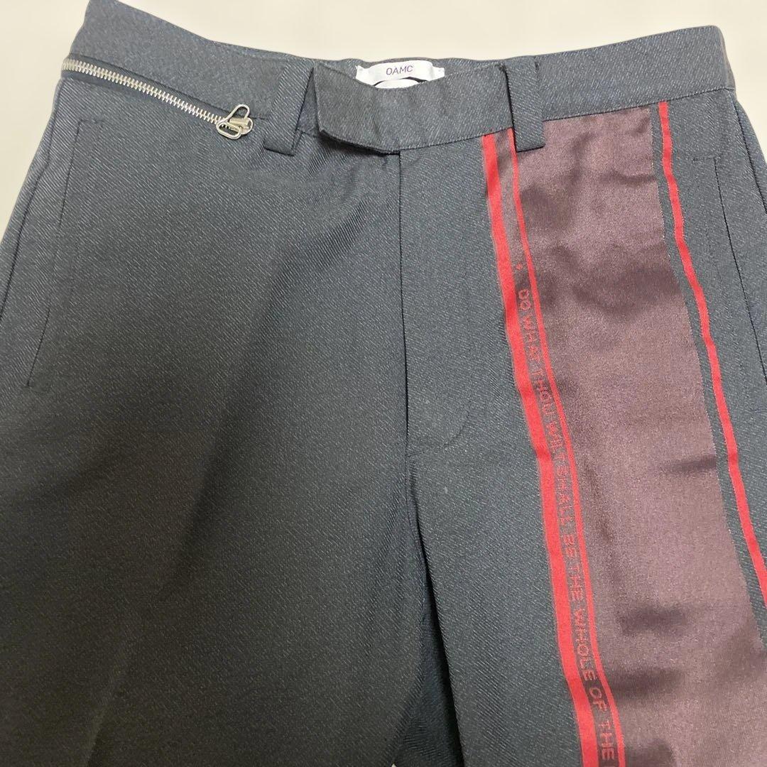 【ルーク期】oamc 2017aw ラインスラックス