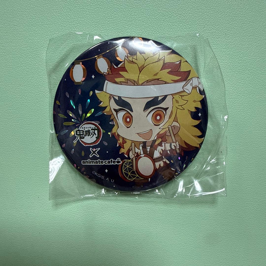 鬼滅の刃 アニメイトカフェ 台湾 限定 缶バッジ 煉獄杏寿郎