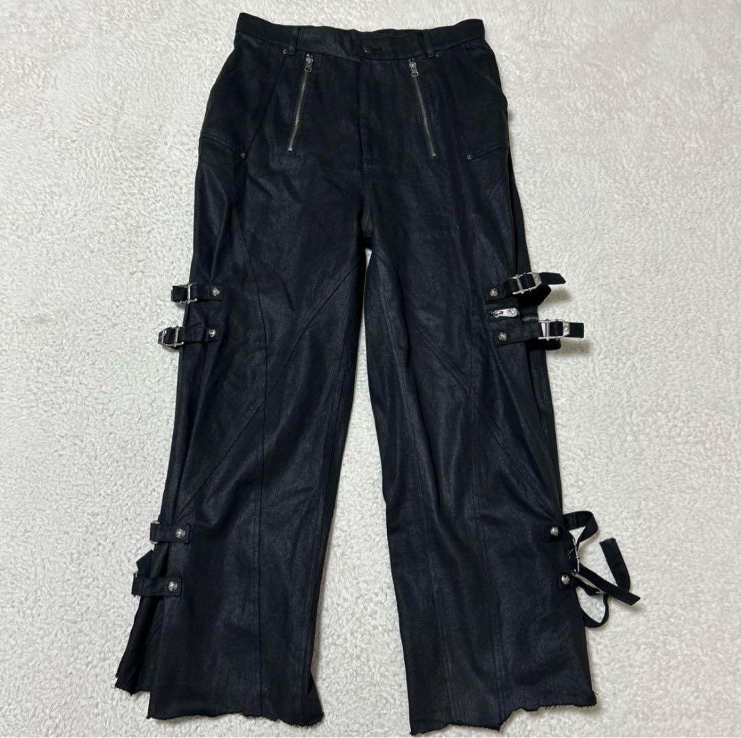 Rosen Kreuz⭐︎3 SIDE BELT BIG WIDE PANTS