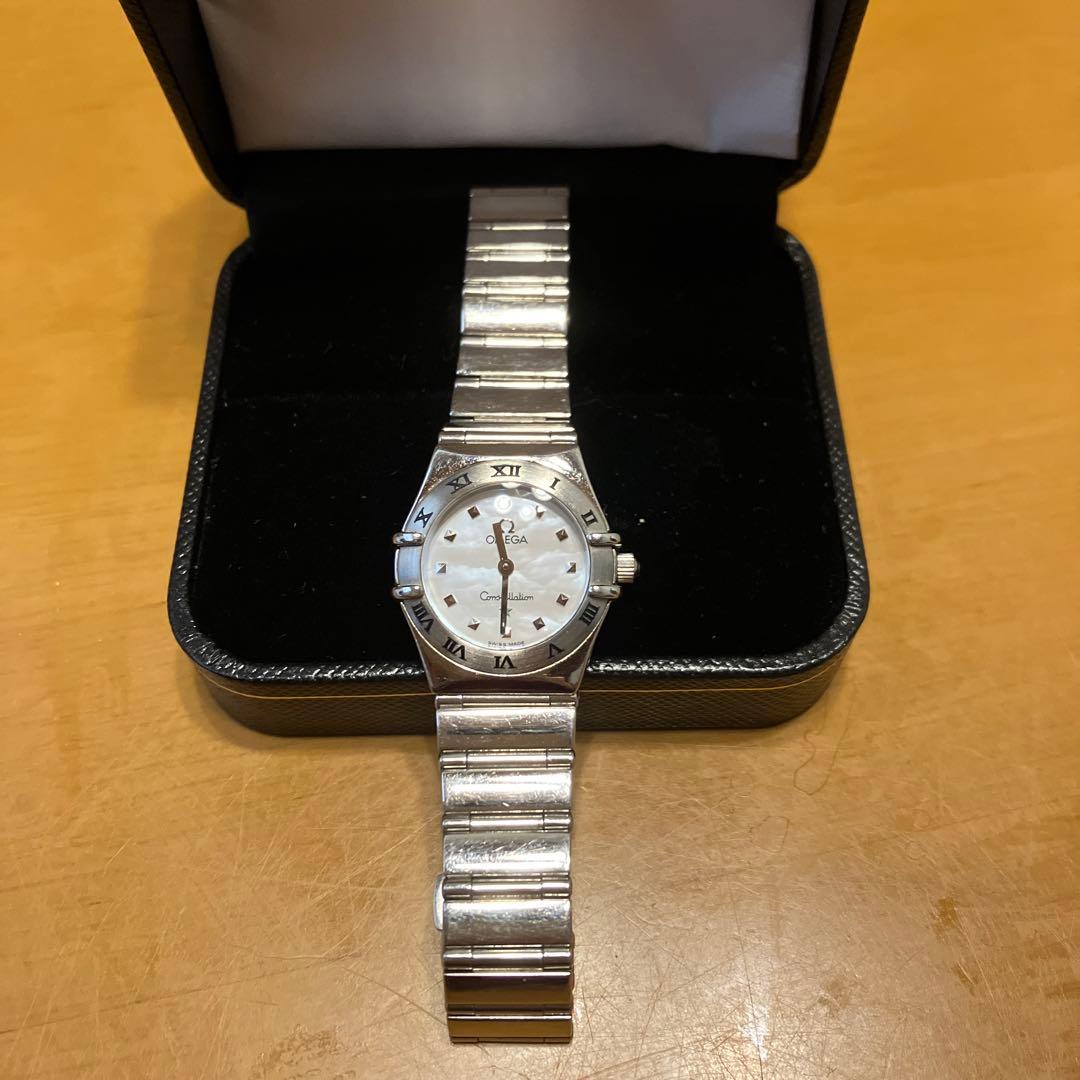 オメガ シルバー 時計　ジャンク品