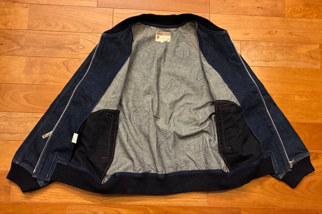 ATSUKI ONISHI アツキオオニシ　デニム　Gジャン 総柄　ワッペン　M