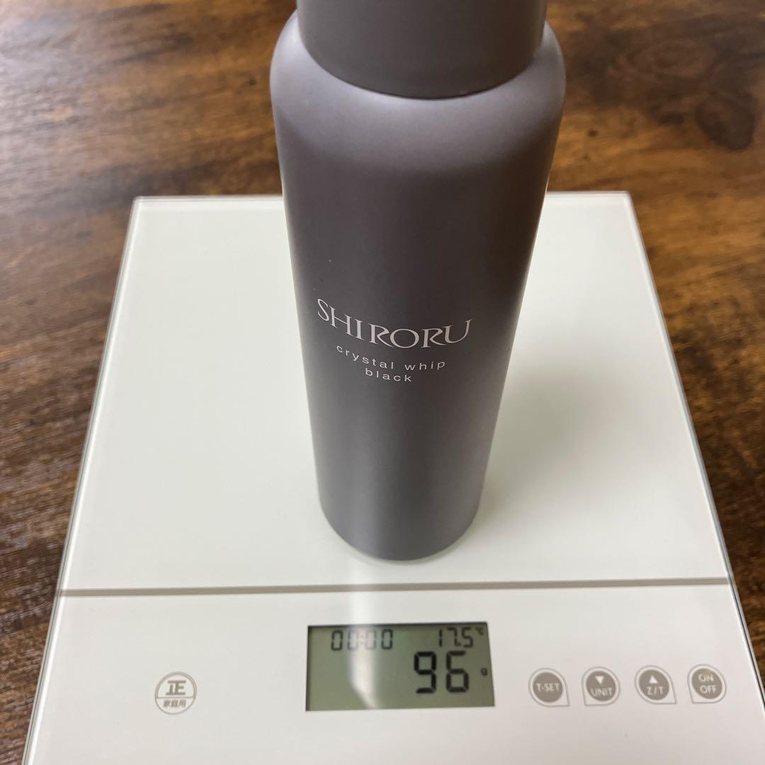 SHIRORU クリスタルホイップブラック　新品４本＋使用途中１本＋おまけ付