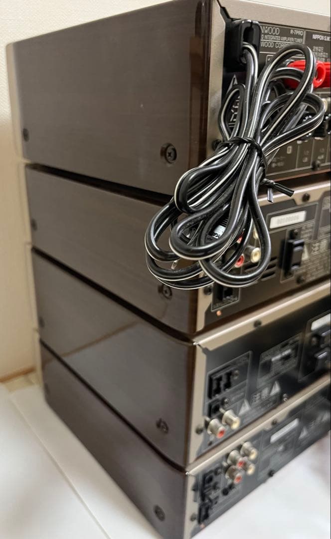 KENWOOD CD・MD・カセットデッキ ゴールド