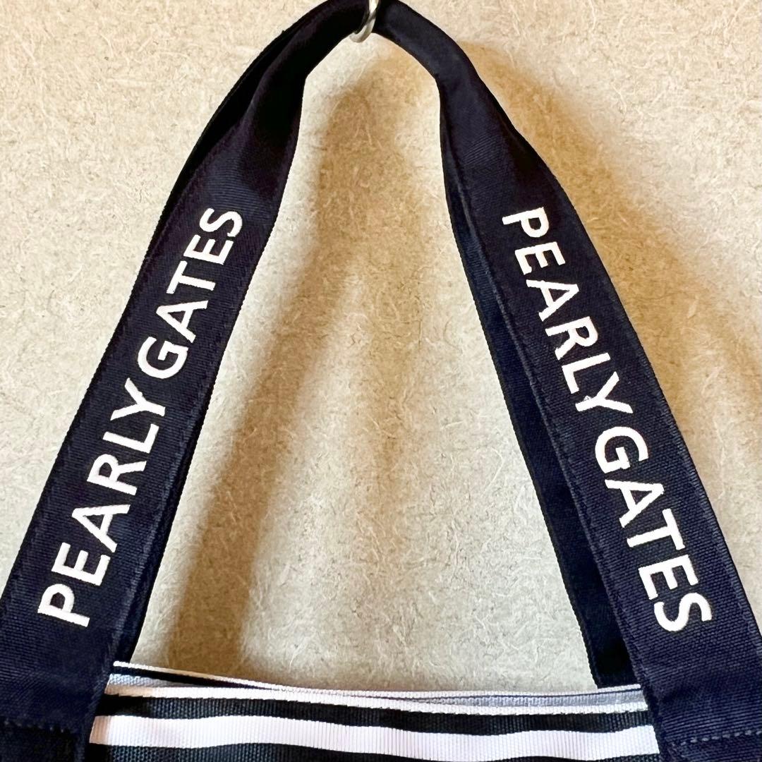 PEARLY GATES ロッカーバッグ　ストライプ　トートバッグ
