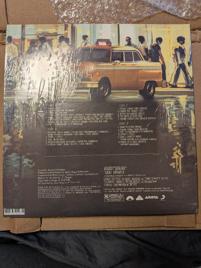 『タクシードライバー』 　40周年記念盤 サウンドトラックLPレコード