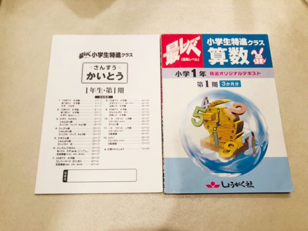 しょうがく社 奨学社 オリジナルテキスト 最レベ 一年生 第１期 特進クラス