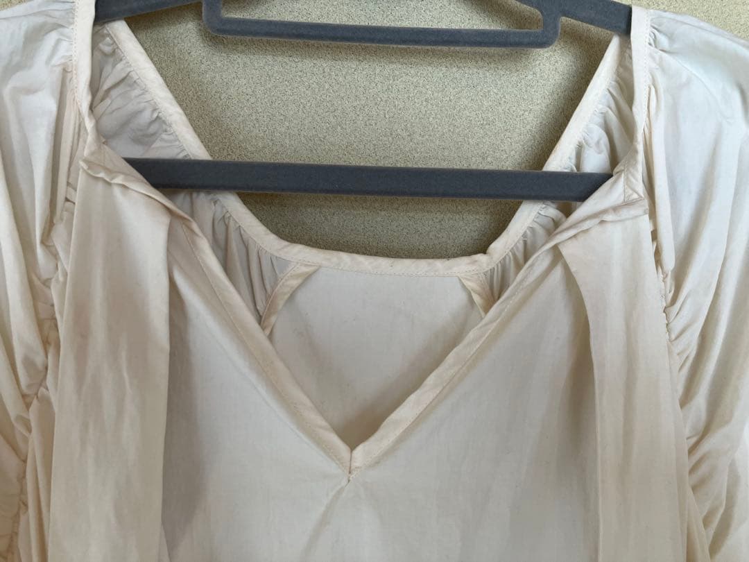 【美品】アナンダマイド　ラボラトリウム　ラーマドレス　アイボリーホワイト